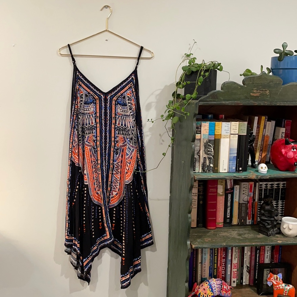 flowy midi dress